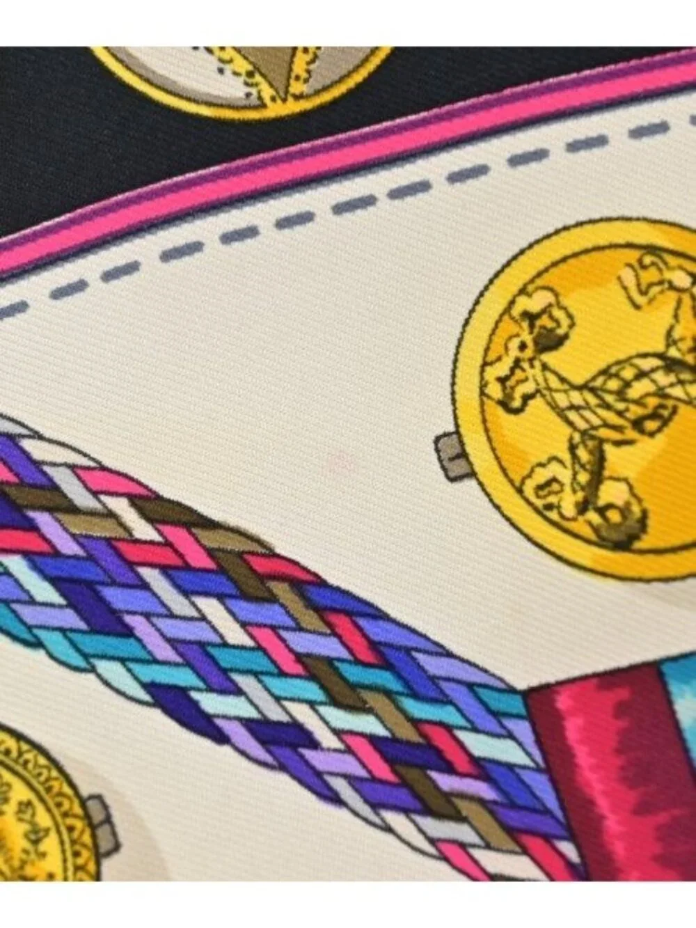 Hermes Bandana Scarf Black